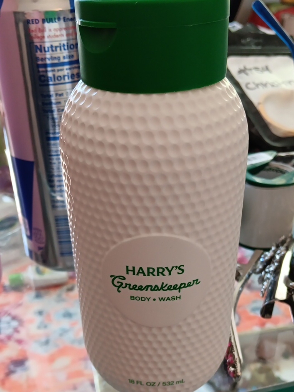 Harry's of London Greenskeeper Body Wash - White Bottle with Green Cap